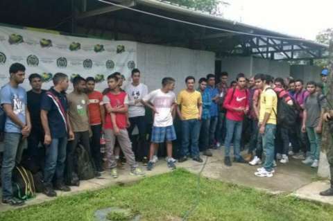 Capturan 35 inmigrantes en Belén de Bajirá en Antioquia