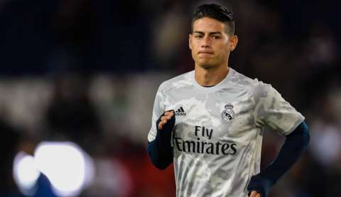 James Rodríguez vuelve a una convocatoria con el Real Madrid