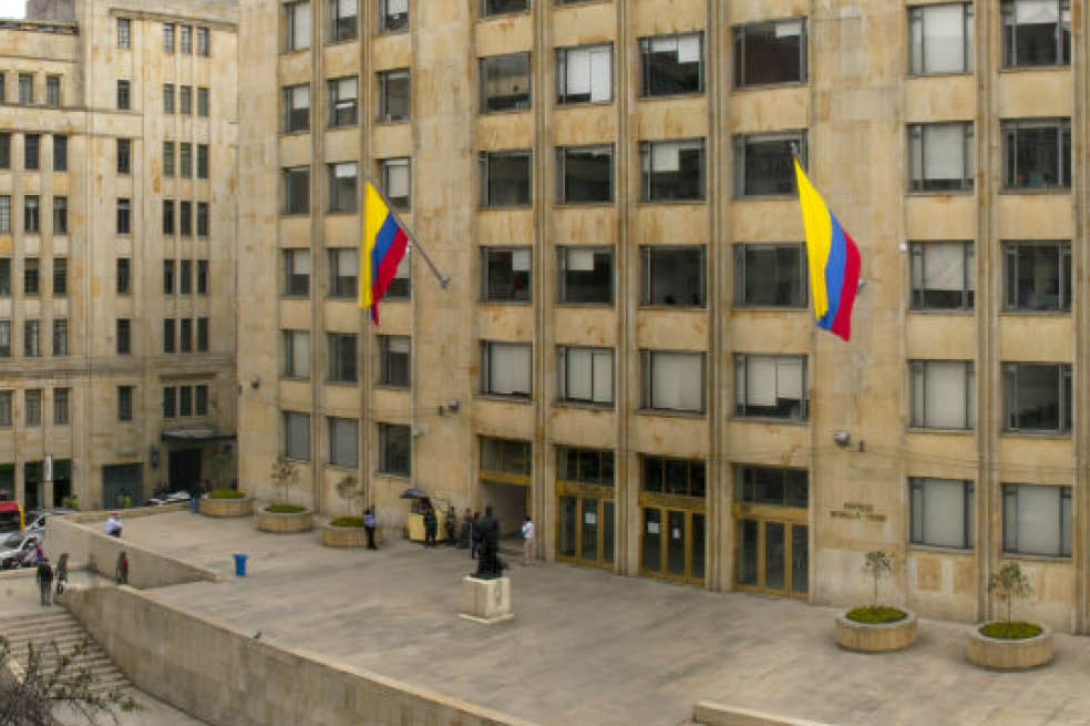 El emblemático edificio Murillo Toro, en el centro de Bogotá.