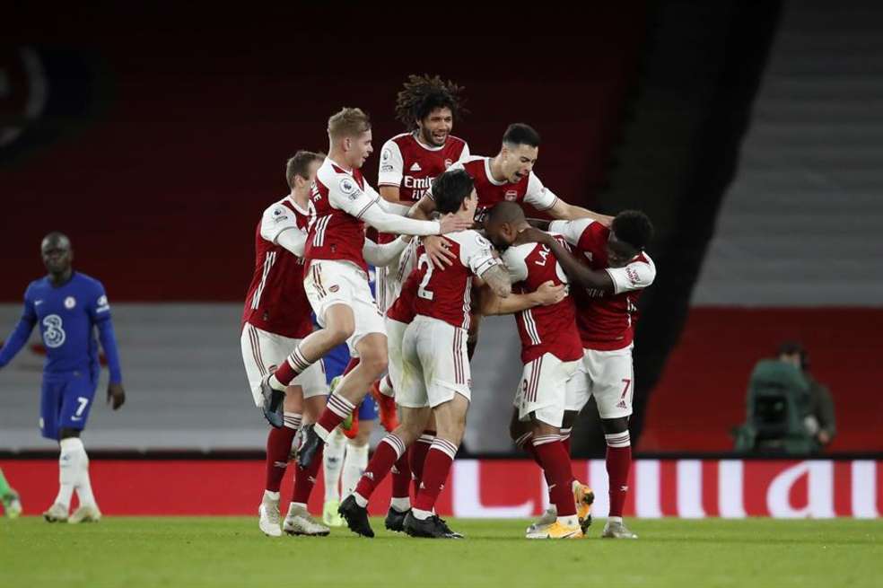 Arsenal derrotó al Chelsea en el clásico de Londres.