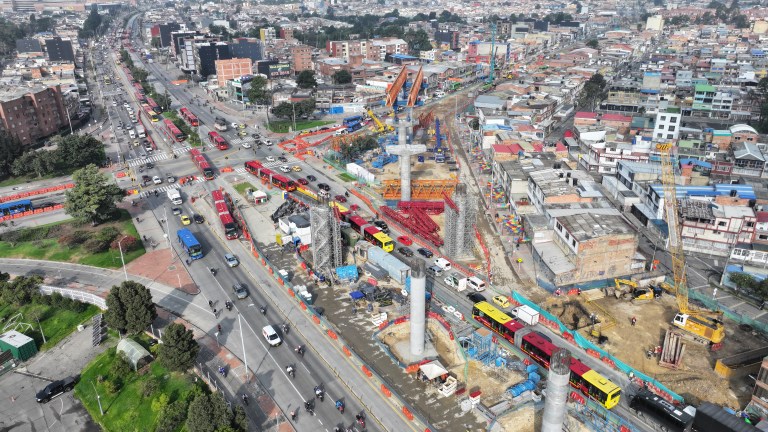 Metro de Bogotá: anuncian cierres en Autosur por la construcción de vigas pórtico