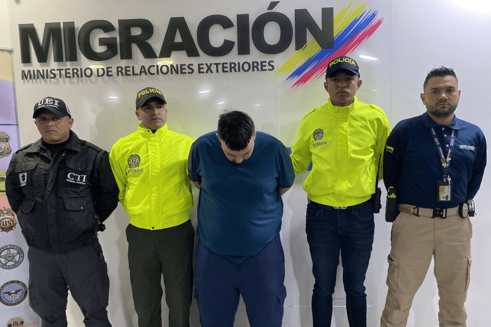 Capturan en El Dorado a un colombiano deportado de Estados Unidos