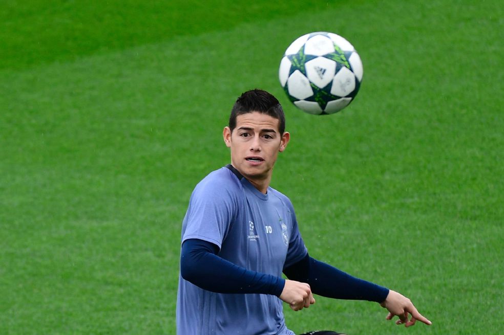James Rodríguez jugó 23 minutos del partido de vuelta de la primera semifinal de UEFA Champions League entre Real Madrid y Manchester City.
