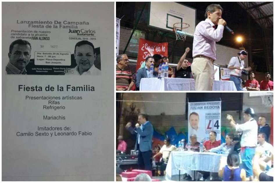 El candidato a la Gobernación Luis Pérez.