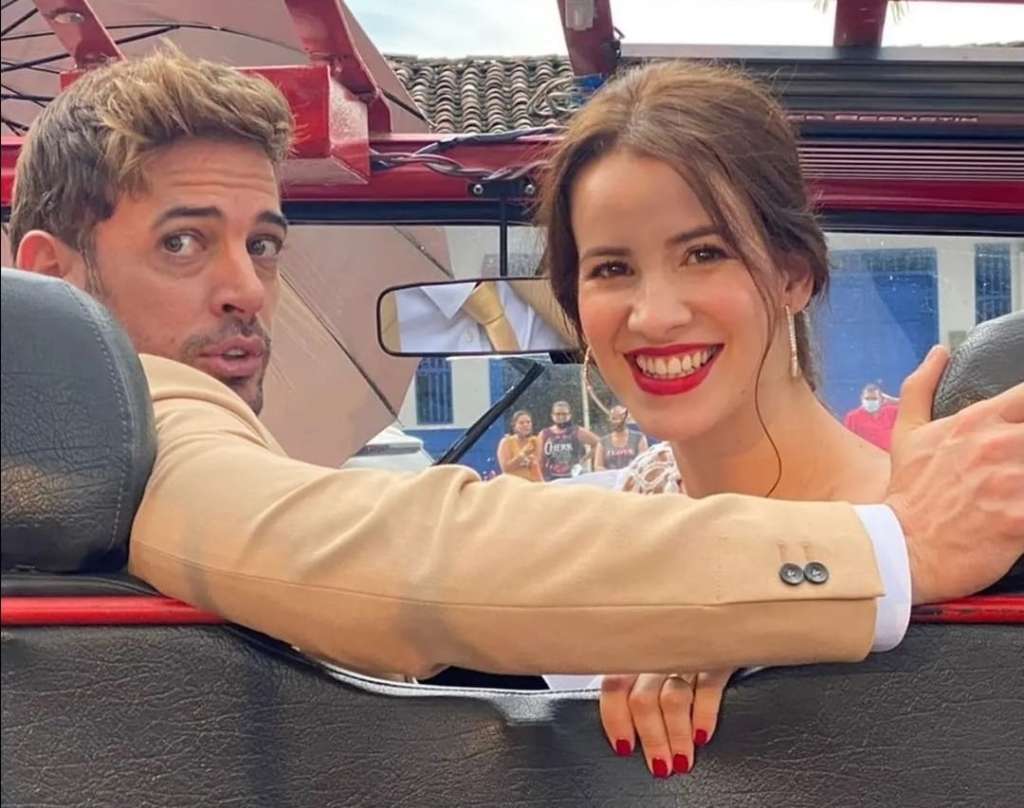 Laura Londoño y William Levy en el final de Café con aroma de mujer.