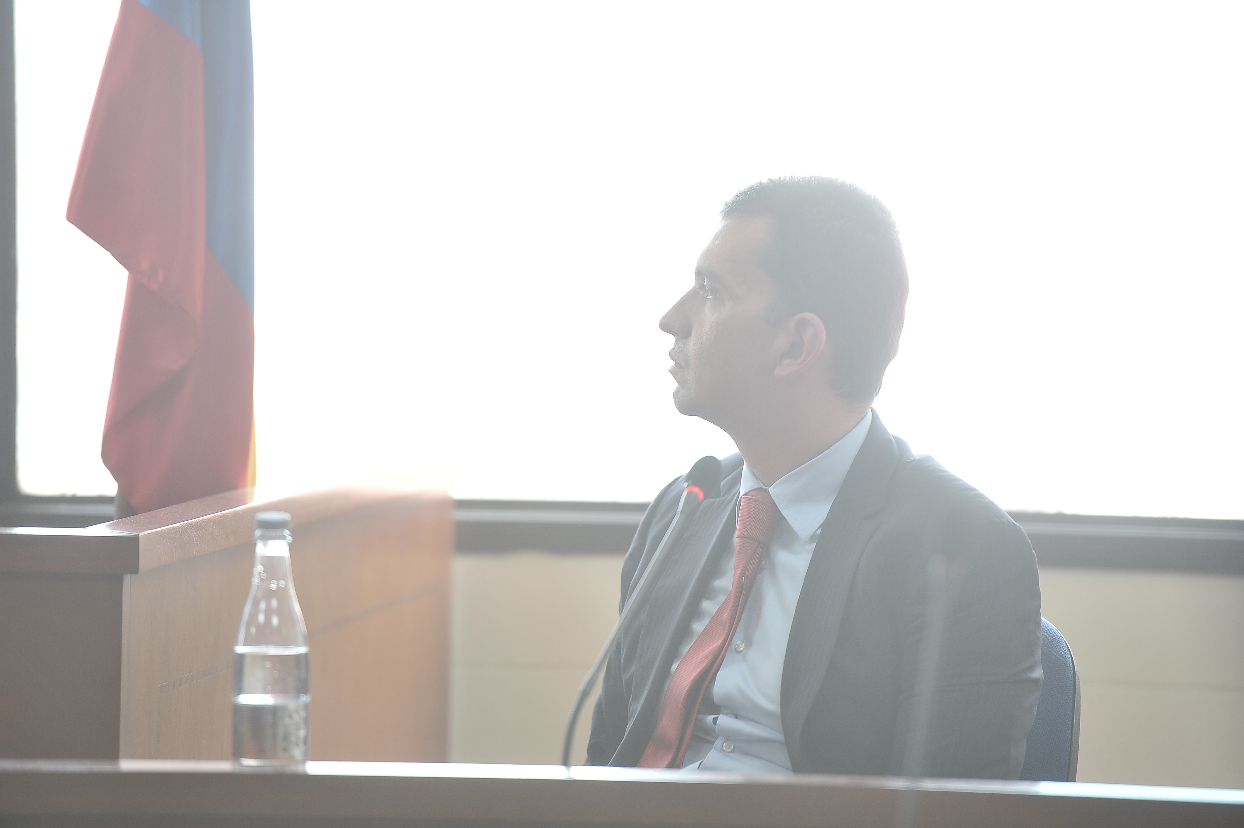 Contratista cordobés, condenado por el carrusel de la contratación y testigo estrella de la fiscalía contra el exalcalde de Bogotá Samuel Moreno Rojas, durante la audiencia.