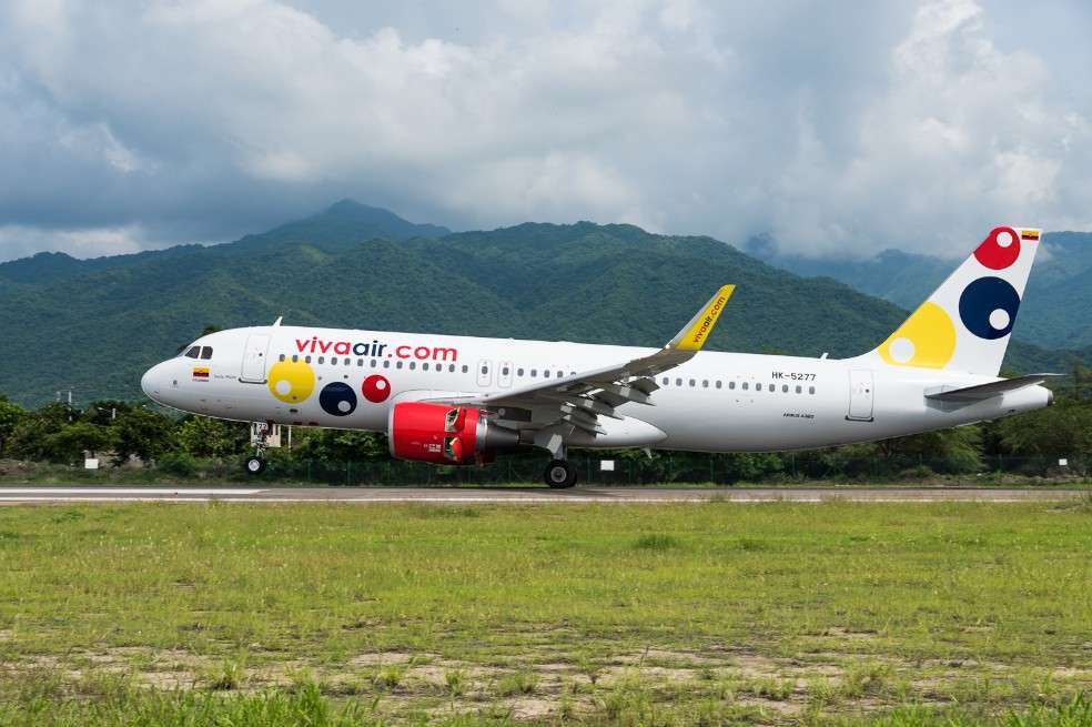 Avión de Viva Air.