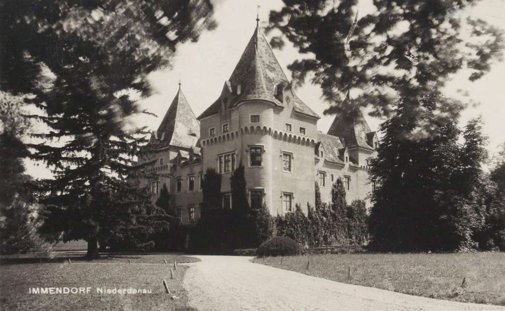 Vista del castillo Immendorf, de donde desaparecieron varias obras de Klimt.