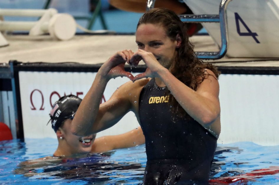 Hosszu logró el récord del mundo y el oro en 400m estilos, en 100m espalda, y en 200m estilos. Foto: EFE