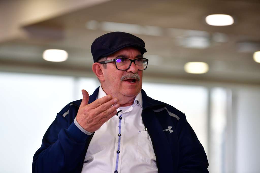 Conocido como alias Timoleón Jiménez o Timochenko, presidente del Partido Comunes