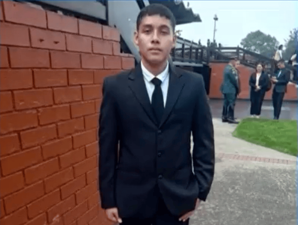 Cristopher Blanco Vásquez, del batallón de cadetes n.1, murió el sábado 3 de febrero de 2024.