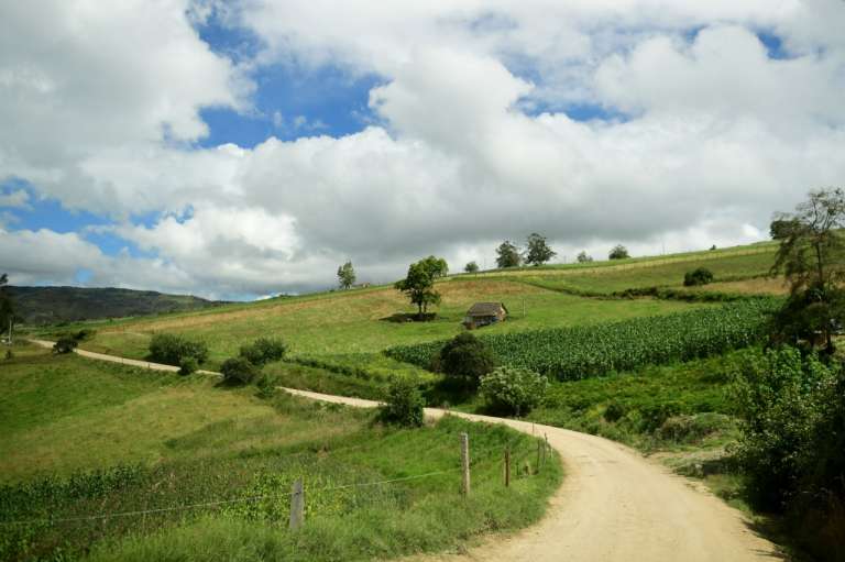 Paisaje en Boyacá.