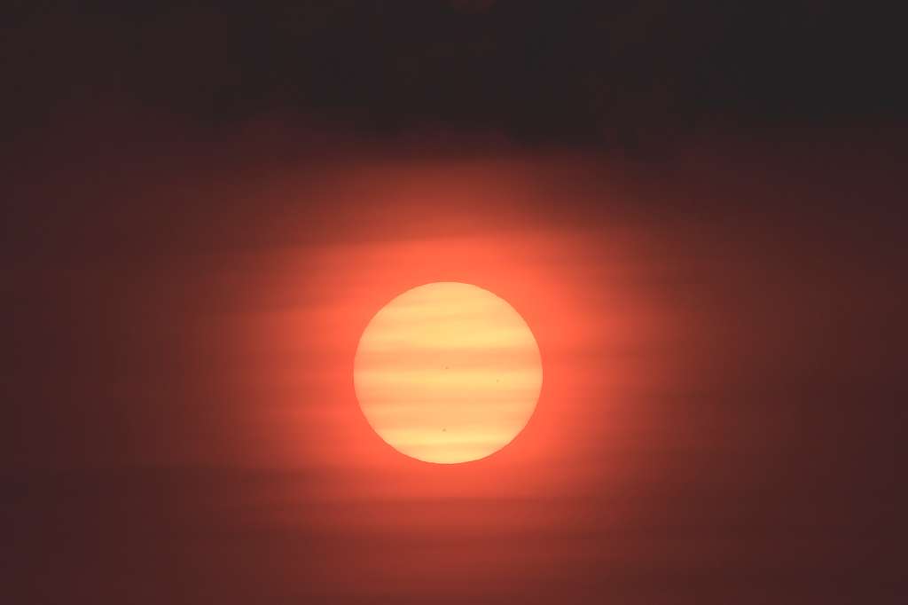 Atardecer en Bogotá.