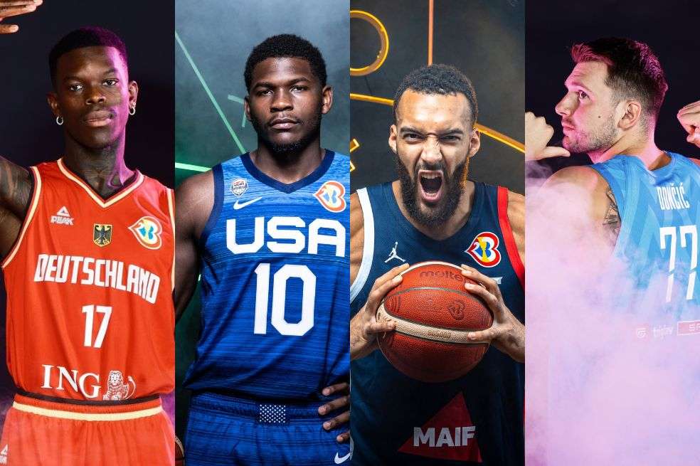 Dennis Schroder, de Alemania; Anthony Edwards, de Estados Unidos; Rudy Gobert, de Francia, y Luka Doncic, de Eslovenia, son algunas de las grandes figuras que tendrá el torneo.