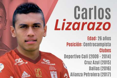 Carlos Lizarazo es nuevo futbolista del América de Cali