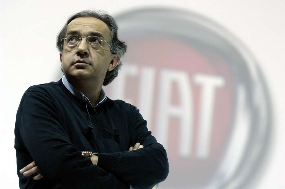 El presidente ejecutivo de Fiat, Sergio Marchionne, durante una conferencia de prensa. / Bloomberg News