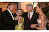 Cuando Donald Trump y los Clinton se relacionaban