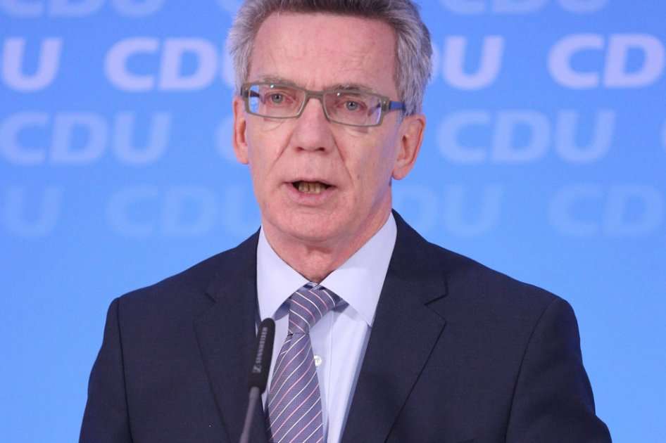 El ministro alemán de Interior, Thomas de Maizière. / EFE