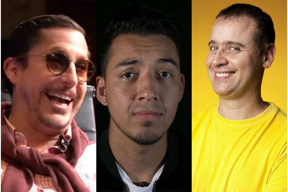 Juanpis Gonzáles, Lokillo y Jeringa, los nuevos integrantes de Voz Populi Te Ve El Doble. / Cortesía