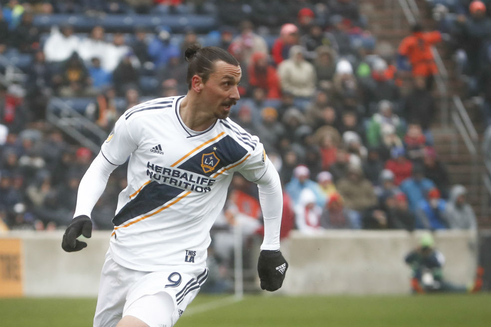 Zlatan Ibrahimovic, delantero del LA Galaxy / AFP