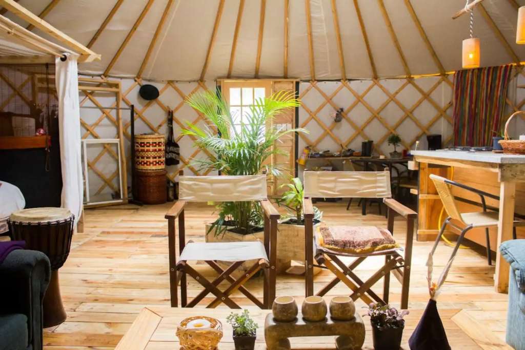 Yurta de campo.