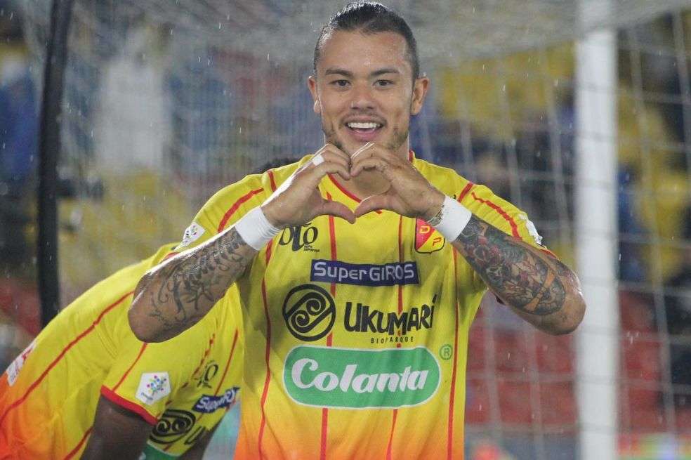 Leonardo Fabio Castro, goleador del fútbol colombiano con 15 tantos.
