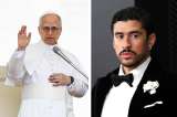 El papa saludó a Bad Bunny y a su familia en el estadio Santiago Bernabéu