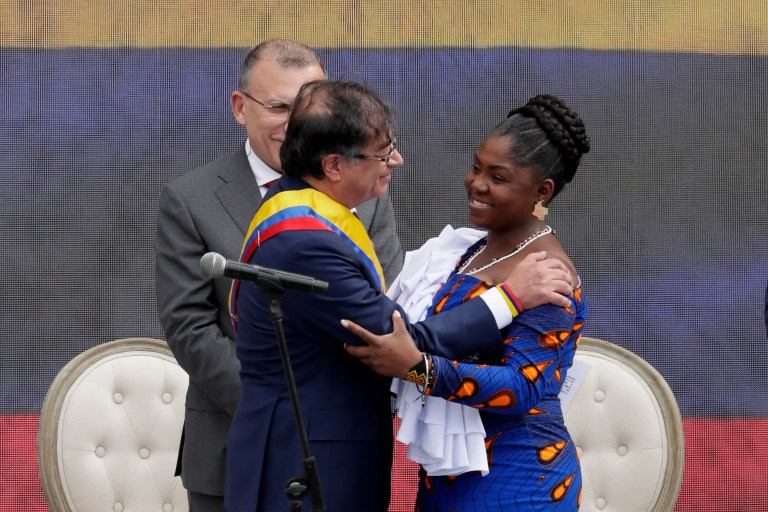 María José Pizarro y el juramento de Francia Márquez en la posesión de Petro