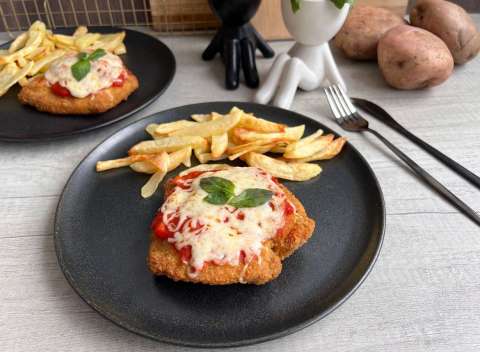 Receta en “air fryer”: paso a paso para hacer milanesa de pollo