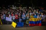Así fue el primer encuentro de Petro con colombianos en Nueva York