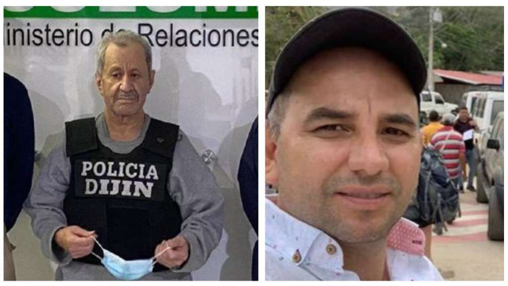 Actualmente Giraldo Serna (izquierda) se encuentra privado de la libertad en una cárcel de Itagüí (Antioquia). Por su parte, Castillo Carrillo está detenido en España.