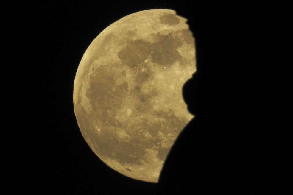 Desde España se registró así la superluna.