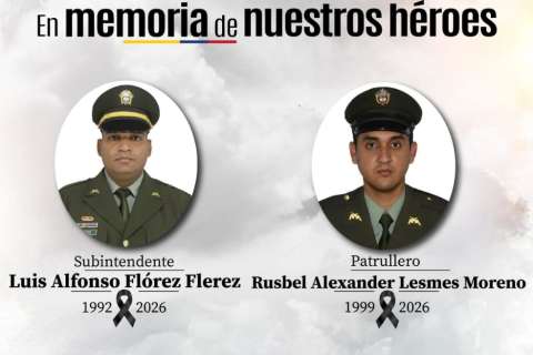 Ataque armado en Caquetá deja dos policías muertos y otros dos heridos