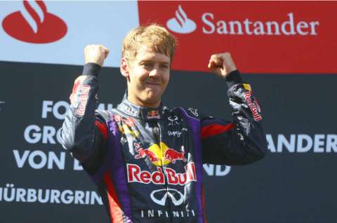Vettel dominó el GP de Alemania