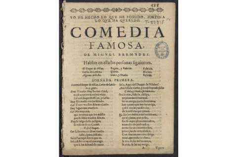 Descubren una comedia desconocida de Lope de Vega en la Biblioteca Nacional de España