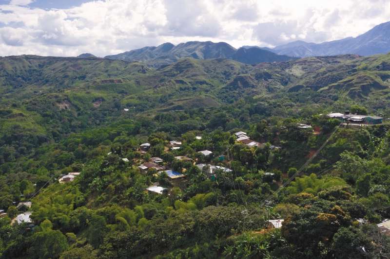 Panorámica de Buenos Aires, municipio del norte del Cauca con al menos 35.000 habitantes. / Alejandro Bernal