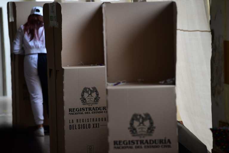 Así se desarrolló la jornada electoral en la capital colombiana.