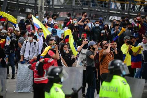 Paro Nacional: funcionario de la Alcaldía de Bogotá resultó herido tras intervención del Esmad