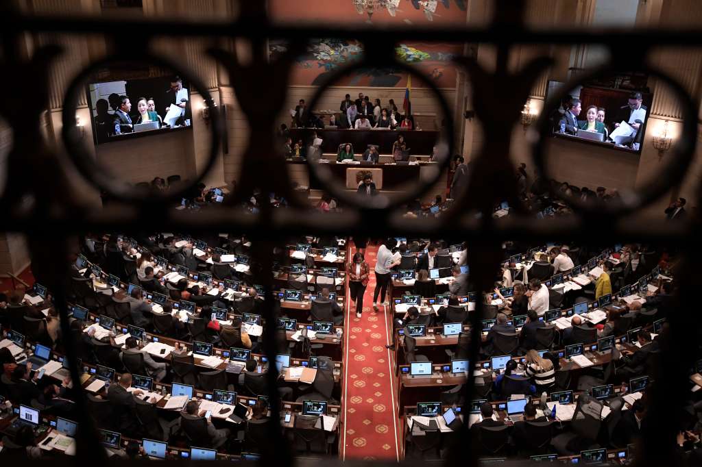 Debate sobre el Plan Nacional de Desarrollo en la Cámara de Representantes.