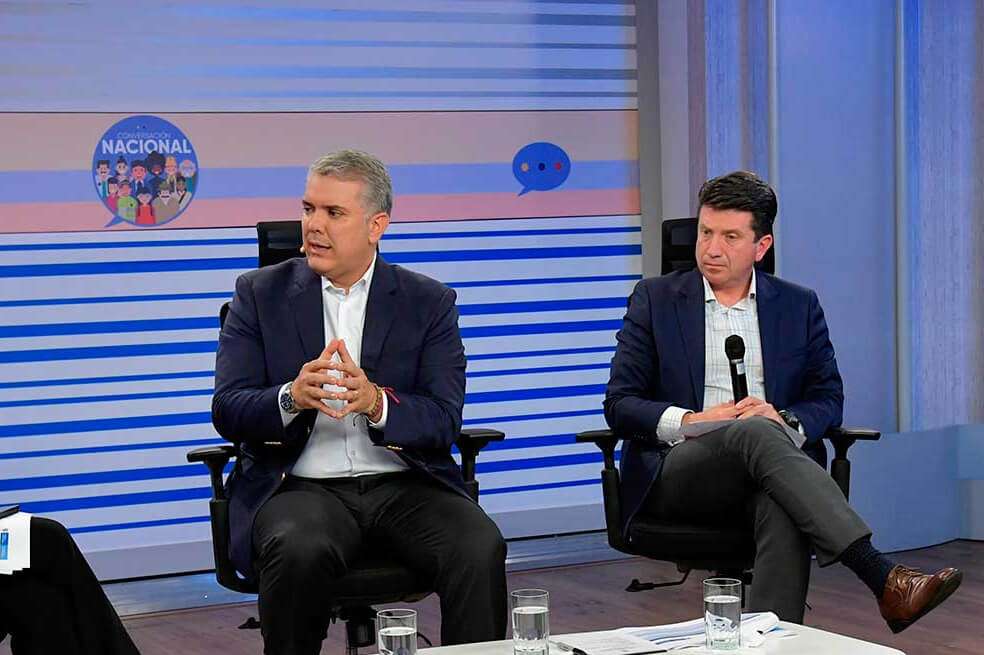La plataforma digital en la que el Gobierno dice que reunirá las propuestas de los ciudadanos es www.conversacionnacional.gov.co / Presidencia