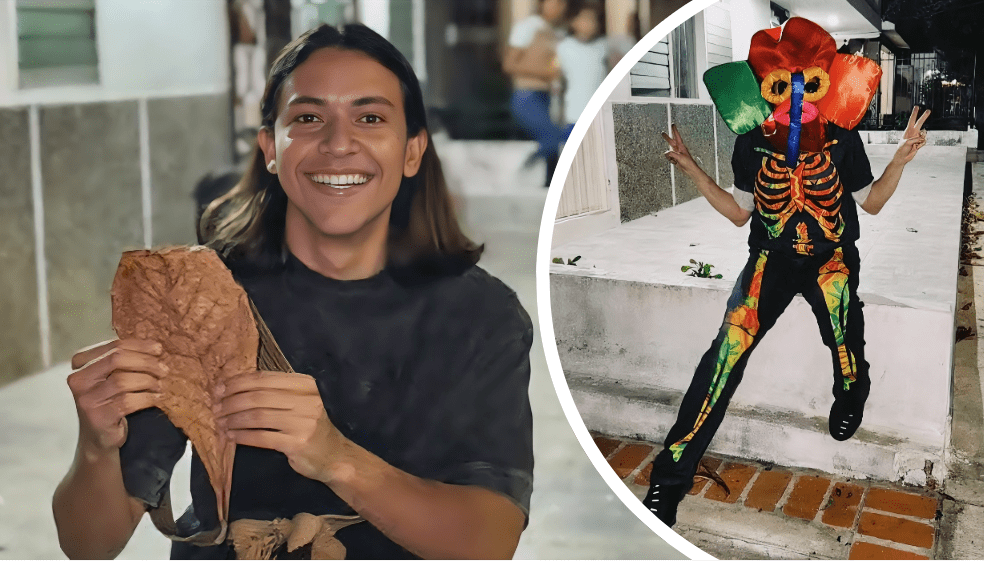 Samuel Beleño fue el influenciador que compró la hoja que Shakira pisó en 'El Bordillo', el muro que se popularizó tras su participación en La Guacherna.