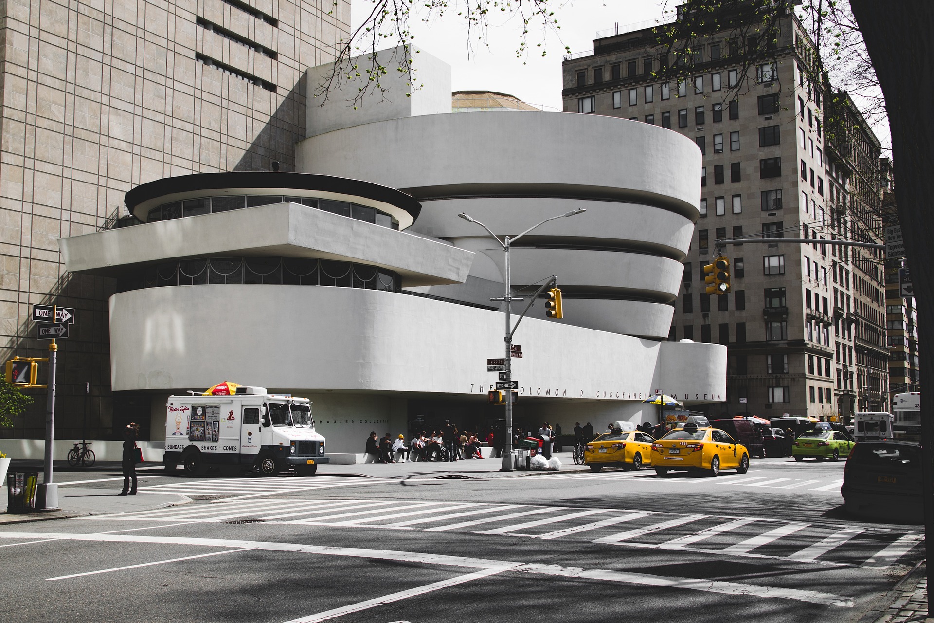 El Museo Guggenheim en Nueva York es uno de los más visitados en la ciudad.