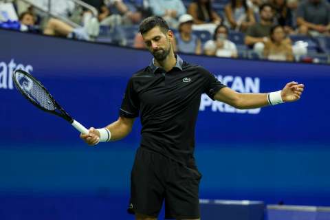 Novak Djokovic, eliminado en su primera noche del US Open 2026