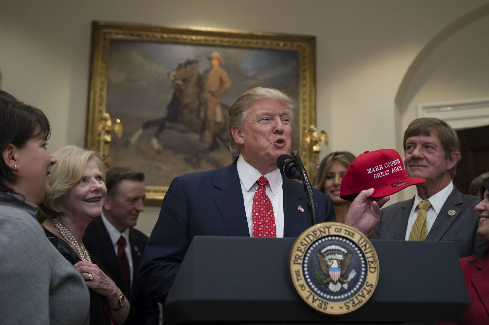 El presidente de Estados Unidos, Donald Trump. / AFP