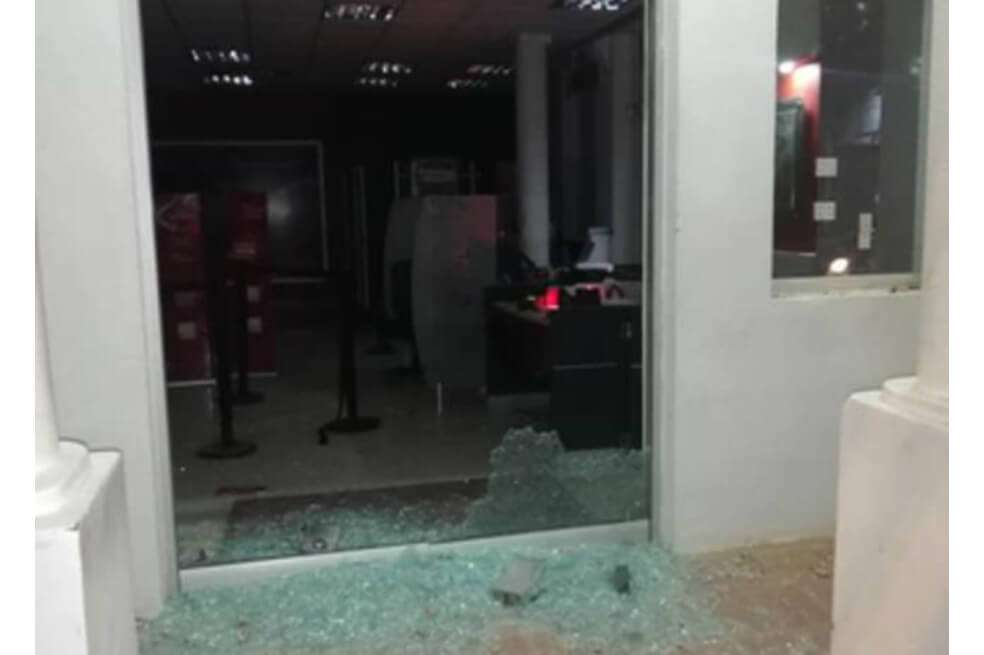 Así quedaron las instalaciones después de la asonada. / Cortesía