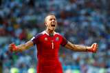 Hannes Halldorsson, el cineasta que le amargó una tarde a Lionel Messi
