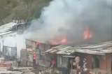 Nuevo incendio en Ciudad Bolívar: tres casas son arrasadas por el fuego