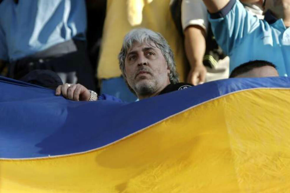 Rafael Di Zeo, líder de La Doce, la 'barrabrava' de Boca Juniors. / EFE