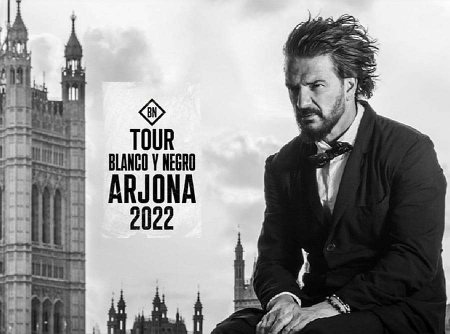Tour Blanco y Negro Arjona 2022 Bogotá