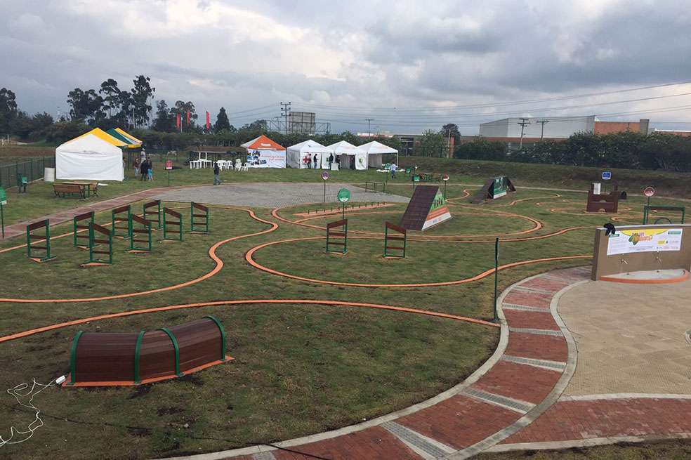 El parque se inauguró el pasado domingo. /Alcaldía Mosquera
